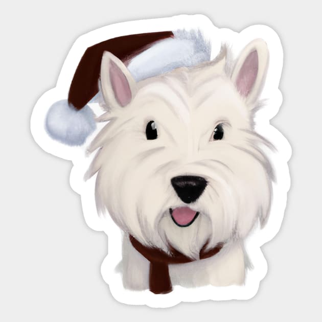 Cute West Highland White Terrier Drawing Sticker by Play Zoo